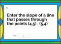 Finding Slope of a Line from 2 Points: BOOM Cards - 24 Problems