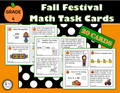 Grade 4 Fall Festival Math Task Cards