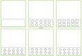 COUNTING SHAPES TRACING TASK CARDS 5