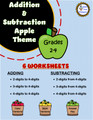 Adding and Subtracting 2, 3, and 4 Digits Worksheets