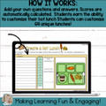 Create a Hot Lunch Self-Checking Template Digital Resource Activity Vol. 5