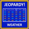 Weather Jeopardy Game