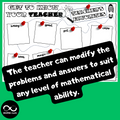 FREE Back To School Get To Know Your Teacher Math Mystery Editable Template