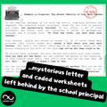 FREE Back To School Get To Know Your Teacher Math Mystery Editable Template