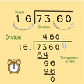 New Year's Dividing Decimals with Number Chips - Digitial and Printable