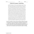 Endocrine System Word Search for a Medical Terminology Course