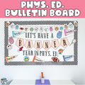 Back to School PE Bulletin Board | Retro Theme