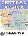 Central Africa World Geography Test