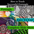Art Lesson - Zentangle- Successful Zentangle Drawing Projects - No Prep