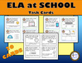 ELA at School Task Cards | Back to School