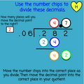 Dividing Decimals with Number Chips