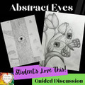 Abstract Eye Drawing Project - Art Lesson- Drawing Lesson