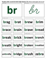 Dolch Sight Words & Double Letter Blends Early Reading Cards BUNDLE: SEMiPRO Montessori Language Activity Cards (25 printable pages + Directions)