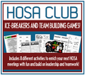 HOSA Meeting Ice-Breakers and Team-Building Activities