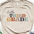 "Hello...Grade Level" Shirt for teachers