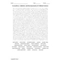 Executive Cabinets & Bureaucracies in Political Science Vocabulary Word Search