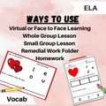 Valentine's Day Sight Word Spelling Worksheets + Task Cards + Word Wall Cards