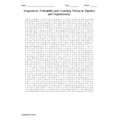 Sequences Probability & Counting Theory in Algebra and Trigonometry Word Search