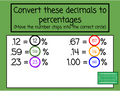 Percentages with Number Chips - Football-themed - Digital and Printable