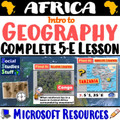 Intro to Landforms and Locations in Africa 5-E Geography Lesson | Microsoft