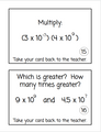 Scientific Notation Race to Review Game