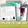 NEW! GEOGRAPHY - AGING EUROPE & ITS POPULATION DECLINE