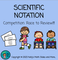 8th Grade Math Full Year of Competition Games - Race to Review