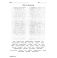 Political Anthropology Vocabulary Word Search