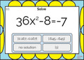 Solving Quadratic Equations using Square Roots: BOOM Cards - 20 Problems