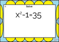 Solving Quadratic Equations using Square Roots: Google Slides - 20 Problems