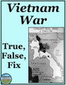 Vietnam War True False Fix