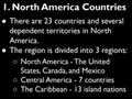 North America Basic Facts Notes