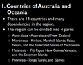 Australia and Oceania Basic Facts Notes
