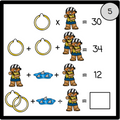 Order of Operations Logic Picture Puzzles - Pirate-Themed