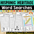 Hispanic Heritage Month Activities | Hispanic Heritage Month Word Searches