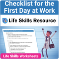 Job Resource - Free Checklist for the First Day of Work