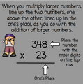 Multi-Digit Multiplication with Number Chips - Pirate Themed