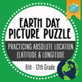 SEASONAL GEOGRAPHY PICTURE PUZZLE LATITUDE AND LONGITUDE BUNDLE -- FULL VERSION