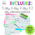 Intervention & Small Group Lesson Plan Templates (Lesson Objectives)