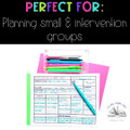 Intervention & Small Group Lesson Plan Templates: Lesson Goals