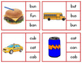 CVC WORDS Rhyming Cards