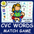 CVC WORDS Match Game