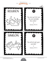 12 Tribes of Israel Memory & Match Cards