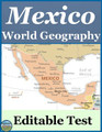 Mexico World Geography Test