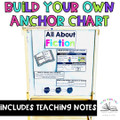 Characteristics of Fiction Text Anchor Charts & Interactive Notebook Pages