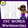 CVC WORDS Wordsearches