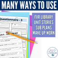 French Story Unit 8 - s’asseior, se lever Comprehensible Story & Activities