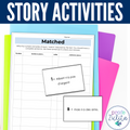 French Story Unit 8 - s’asseior, se lever Comprehensible Story & Activities