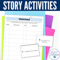 French Story Unit 6 - vouloir, parler, étudier Comprehensible Story & Activities