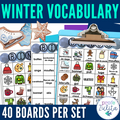 French Winter L'hiver Activity BINGO Games